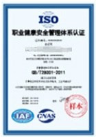 ISO45001（OHSAS18001 职业健康安全管理体系认证）  